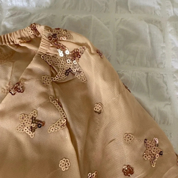 RARE Boohoo star sequin ruffle mini dress - Picture 3 of 12